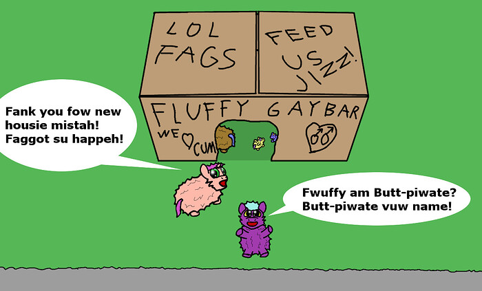 Fluffy gaybar