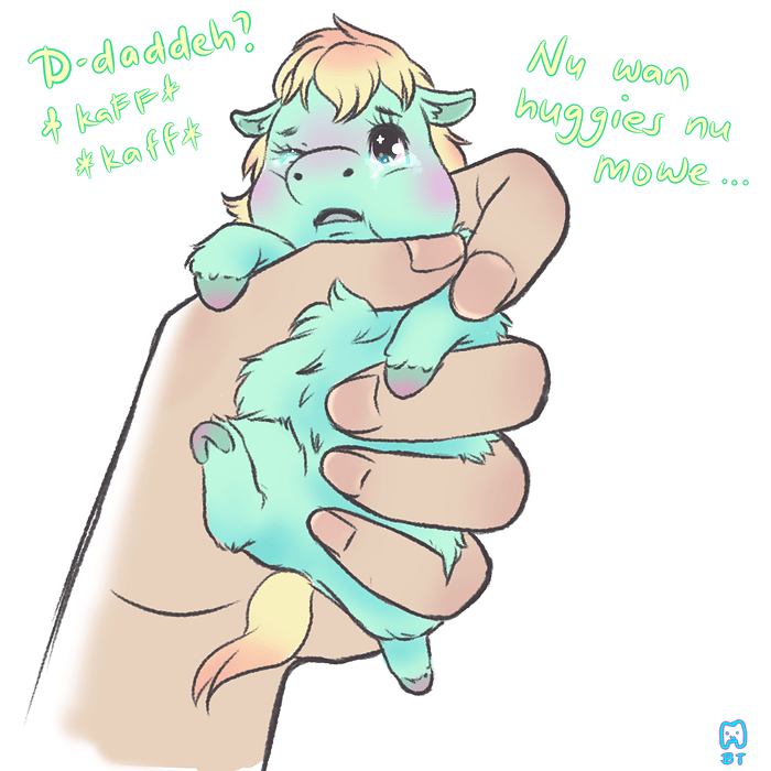 52331 - artist_babbehteef choke-me-daddy foal huggies questionable squeezing