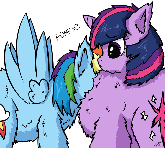 113650 - fluffy_pony_original_art pomf_=3 Fuzzy rainbow_dash pomf fluffle_pony artist_mixermike622 twilight_sparkle fluffy
