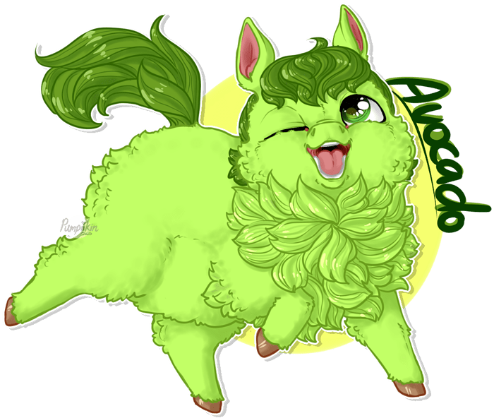 55744 - artist_pumpiikin carpdime carpdime_tribute commission cute green_fluffy hugbox little_avocado