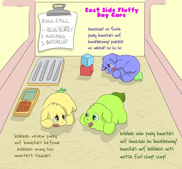 25406 - artist_carpdime blockies blocks crossover crying daycare everythingbox foals hugbox kibble life_of_a_baby litterbox little_avocado sad_buttercup sadbox safe separation_anxiety silly_blueberry tea