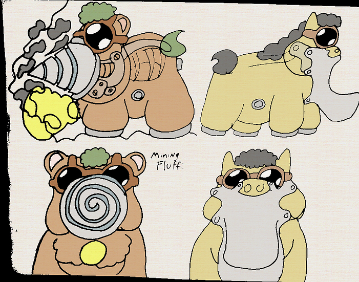 mining fluffies