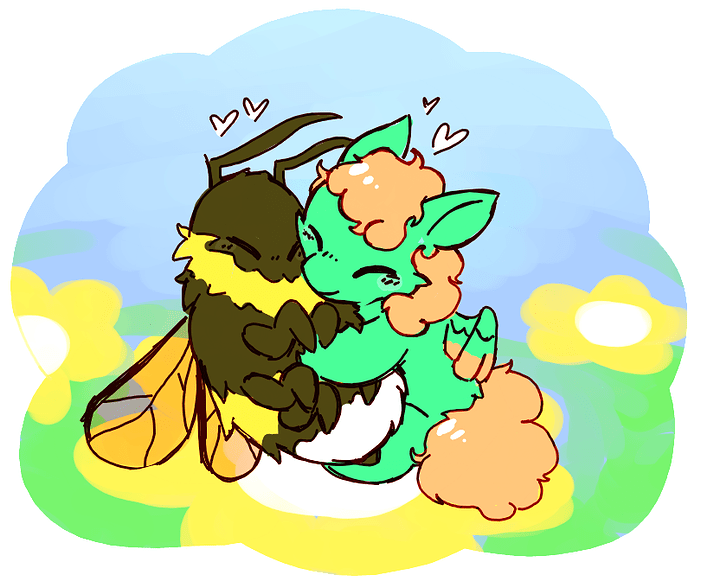 comm - bee hugs!