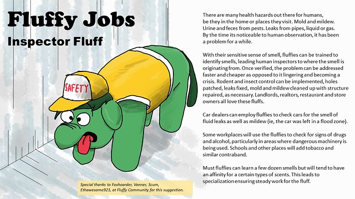 Fluffy Jobs 12 - Inspector Fluff