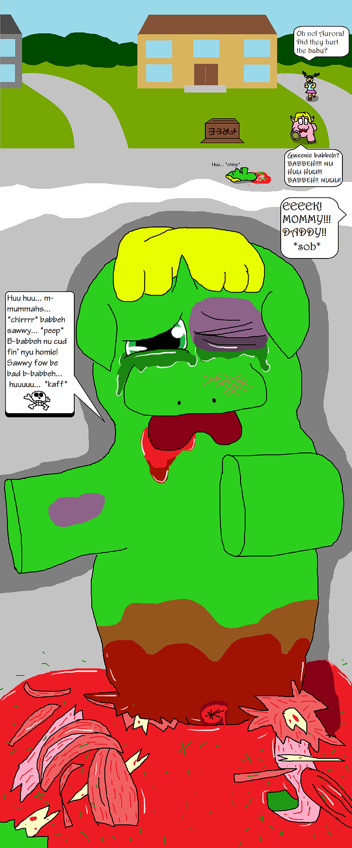 51708 - Herdking Keep_the_booru_alive artist_rq blood broken-bone broken_bones broken_legs bruised bruises death foal_abuse little_girl mummah questionable unicorn