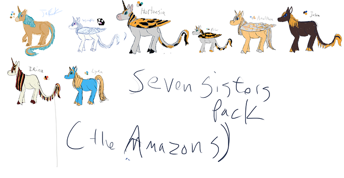 Seven sisters pack.
