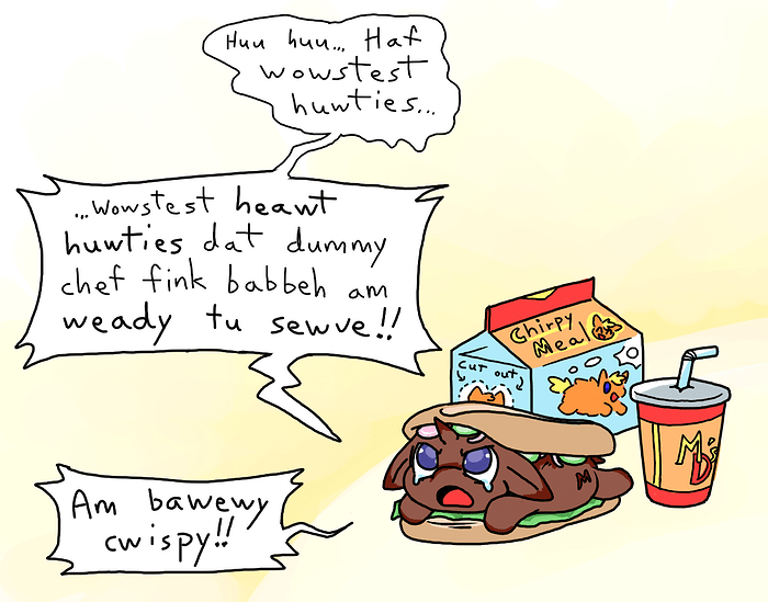 comm - fluffy mcrib