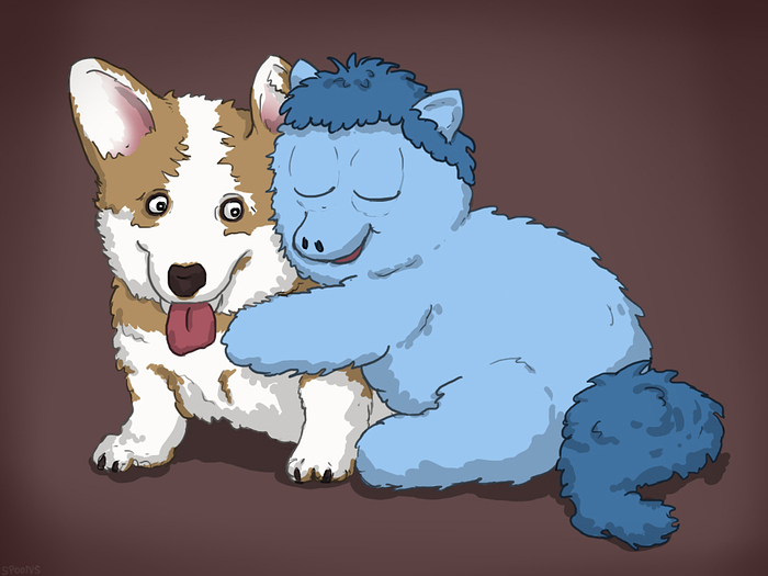 12640 - animalcontrol artist_spoons blue dog fluffy_shelter_for_the_abused hugbox hugs ruff safe