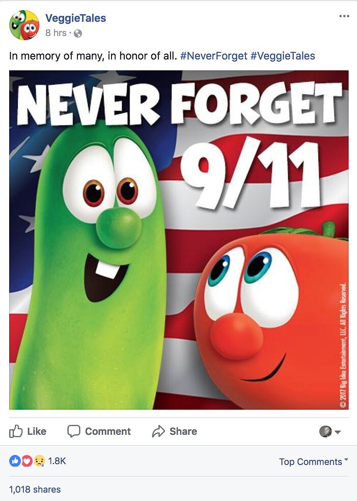 Veggie Tales 9 11