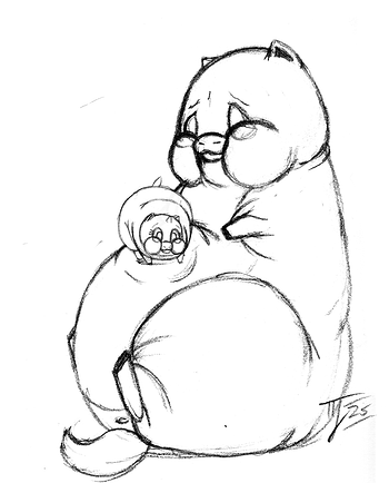 TubsandLittleFattySketch