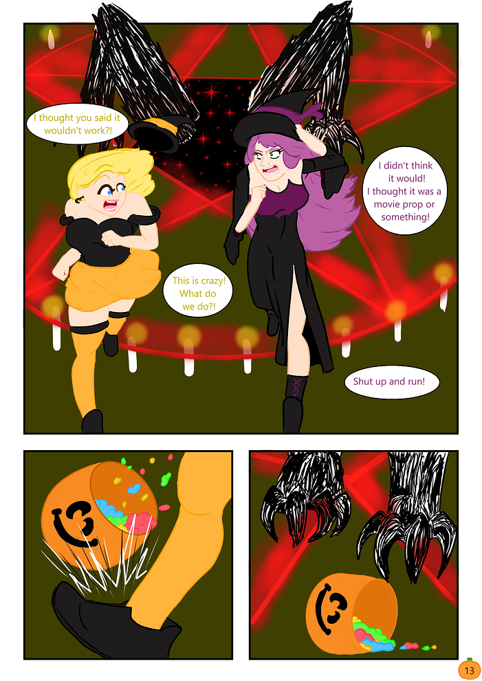 Trick and Treat Page Thirteen