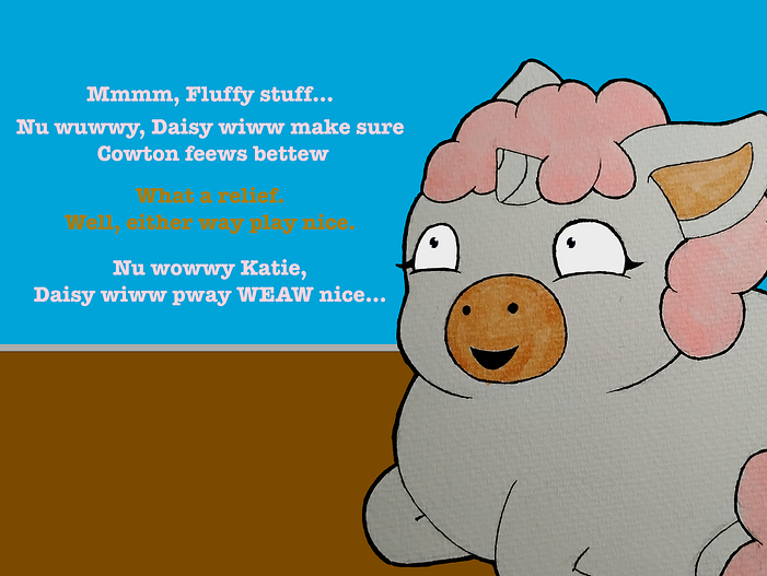 daisy fluffy stuff