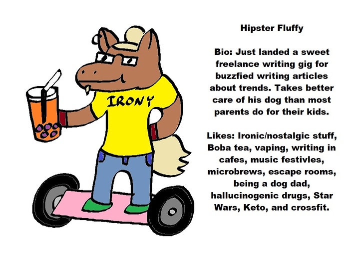 Hipster Fluffy 1