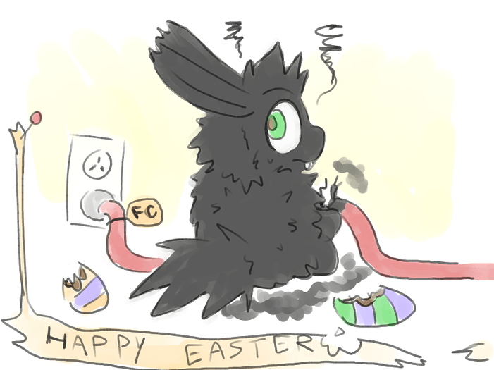 happy eas-- oh