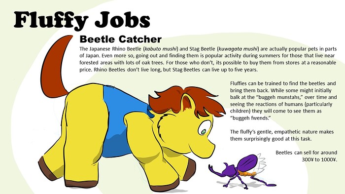 Fluffy Jobs - beetle catcher