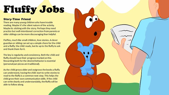 Fluffy Jobs - Storytime friend