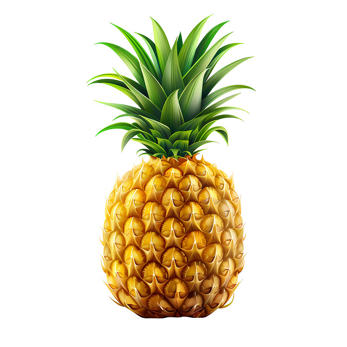 pineapple-fruit-cartoon-illustration-isolated-on-transparent-background-free-png