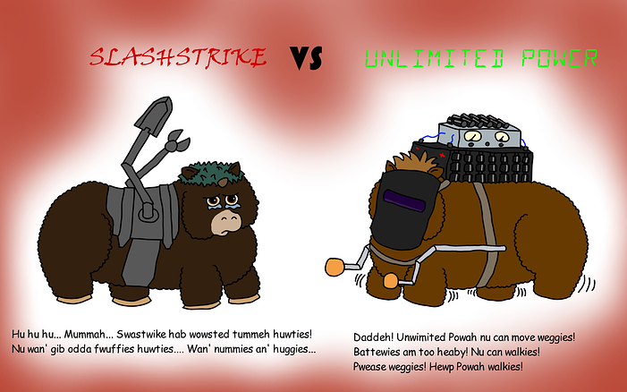 Battlefluffs - Slashstrike vs UNLIMITED POWER