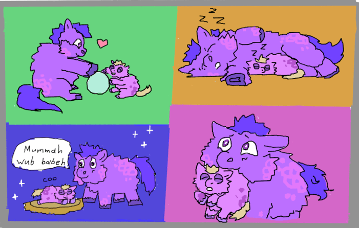 random fluffy doodles - Scribble & Pixel