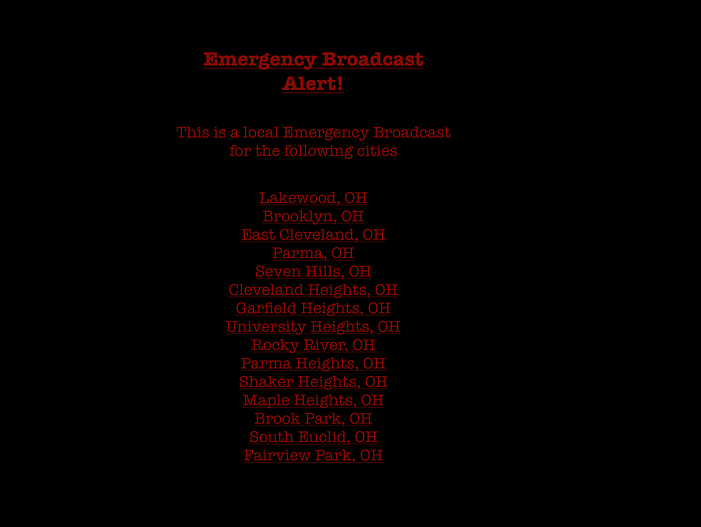 Emergency Broadcast pg 1