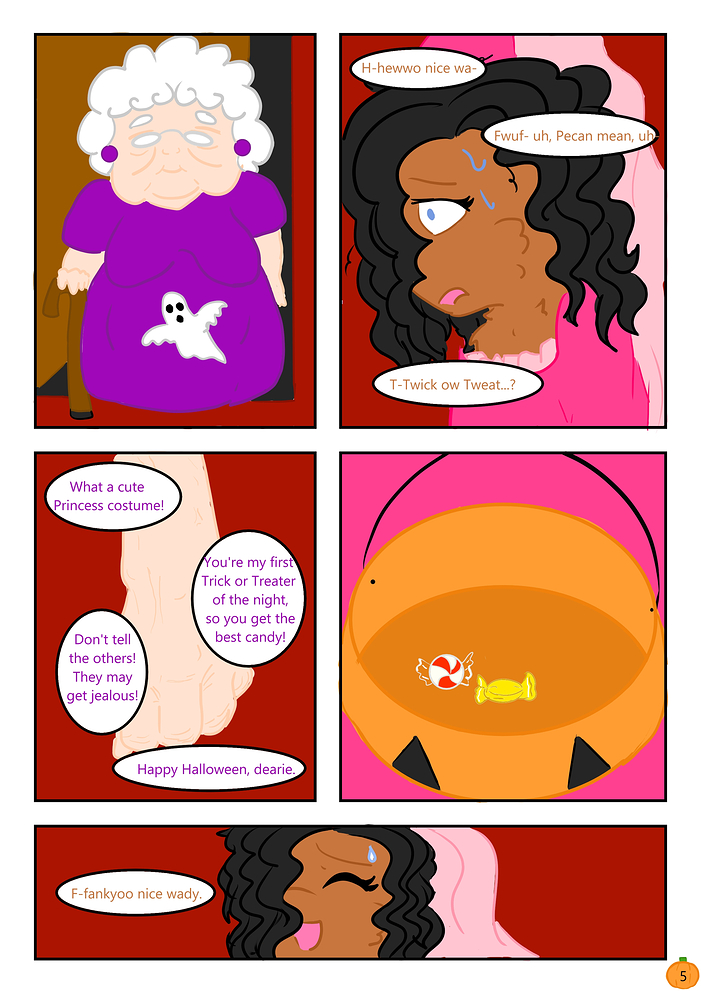 Trick and Treat Page Five