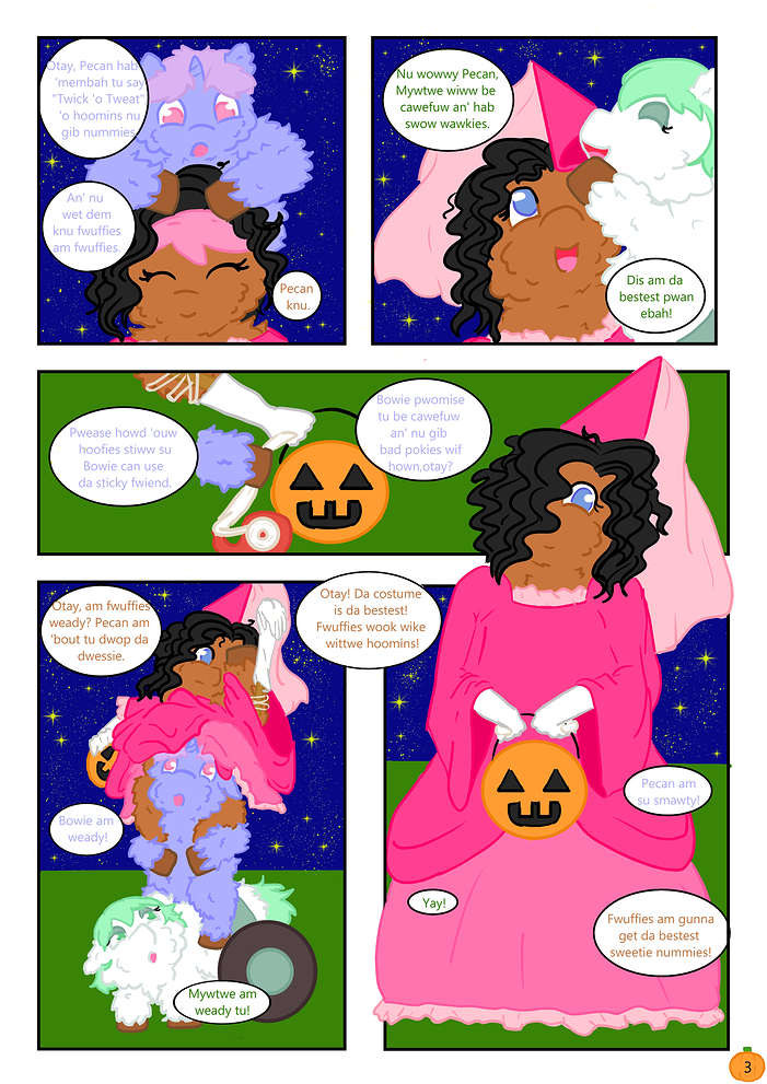 Trick and Treat Page Three