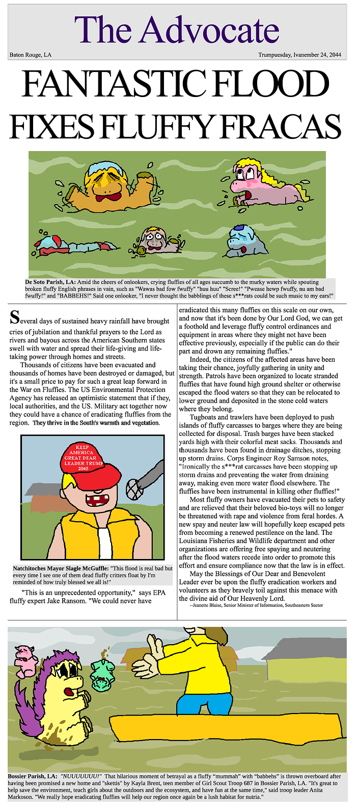 36388 - abuse artist_rq bad_wawa bayou flood fluffy_pony_drowns girlscouts government murica news newspaper questionable redneck rednecks trump wawa_bad_fo_fwuffies