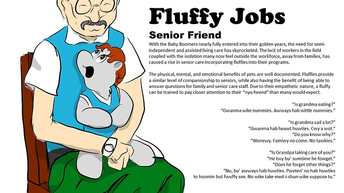 Fluffy Jobs - senior friend