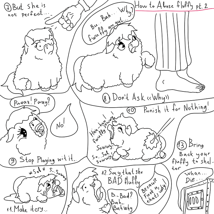 48895 - How_to_abuse_fluffies abuse artist_artist-kun because_fuck_you_that's_why safe shelter-fluff