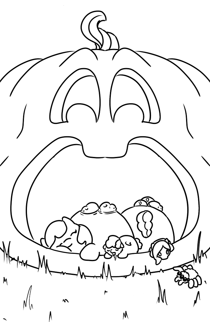 Pumpkin with Microfluffs