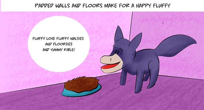 fluffy walls and floors