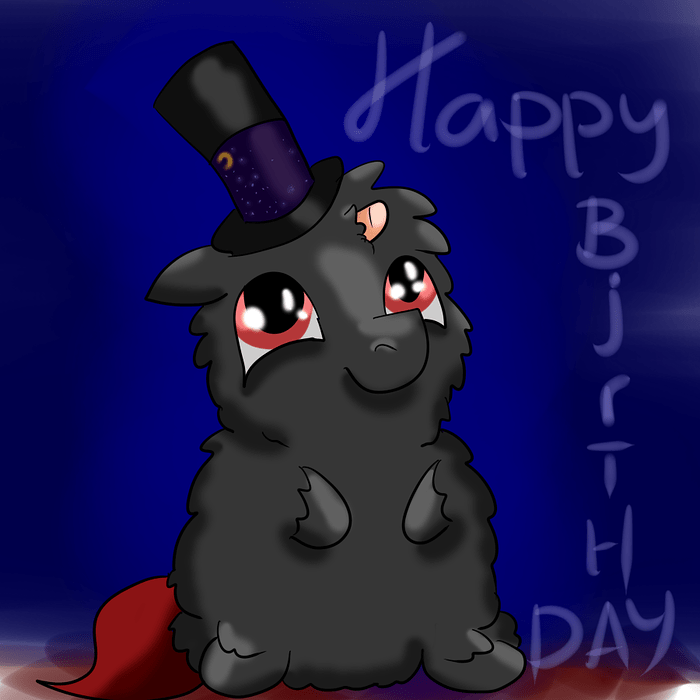 31662 - artist_artist-kun happy_birthday i_know_you_hate_this_so_i_do_this mutagen_style ringmaster's_hat safe tiny_hat to_mutagen