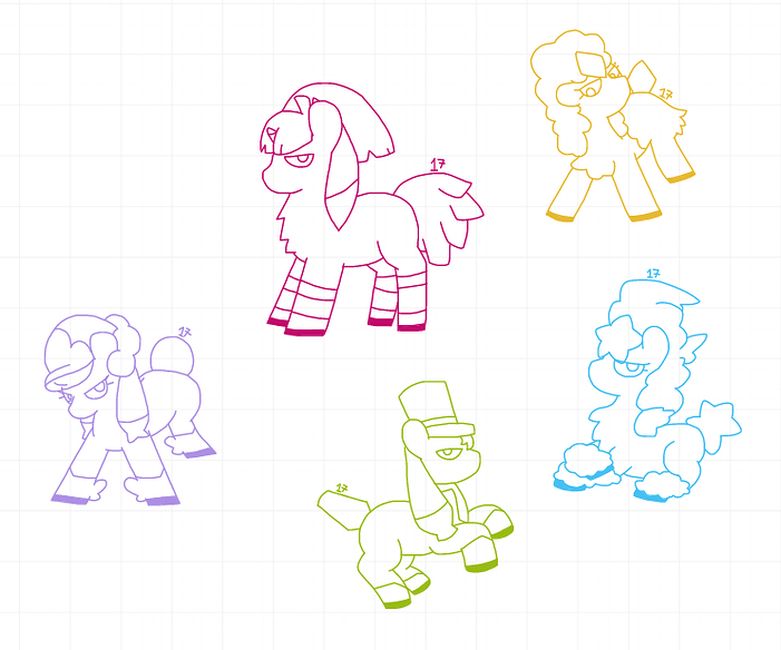 Fancy fluffs
