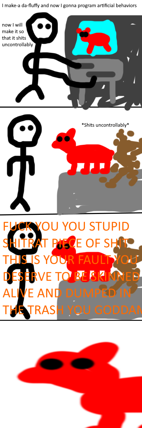 Stupid poop mouse