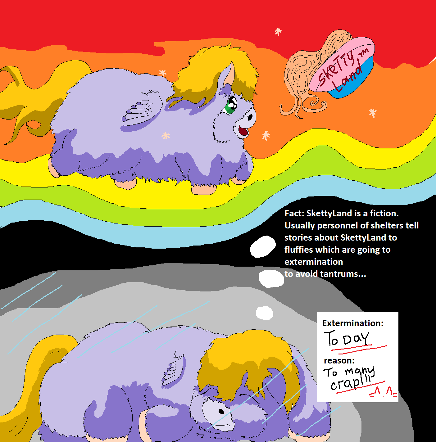 23106 - artist_artist-kun fluffy_dreams fluffy_fact pegasus safe shelter