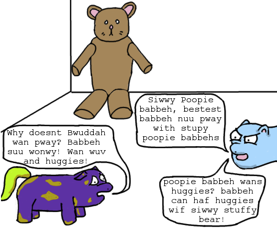 24244 - author_the_pastry_knight comic_violet_by_The_Pastry_Knight foal_on_foal_abuse poopie_babbeh safe stuffy_bear