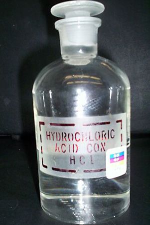 Bottle-hydrochloric-acid