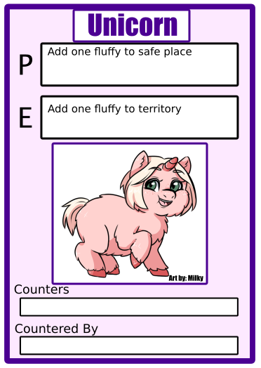 Unicorn Demo card