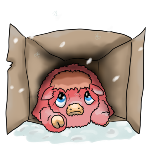 30695 - 2chru alleyway_fluffy artist_artist-kun cold illustration sadbox safe snow