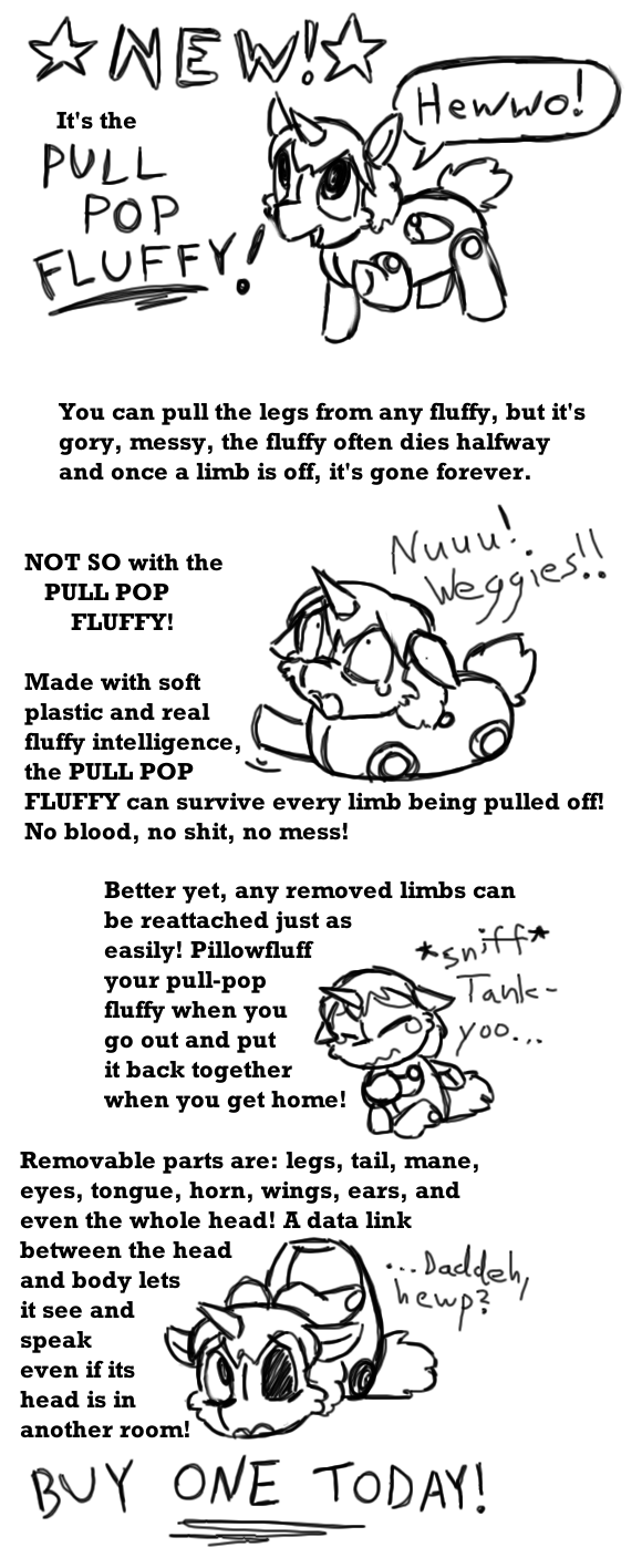 pull pop fluffy
