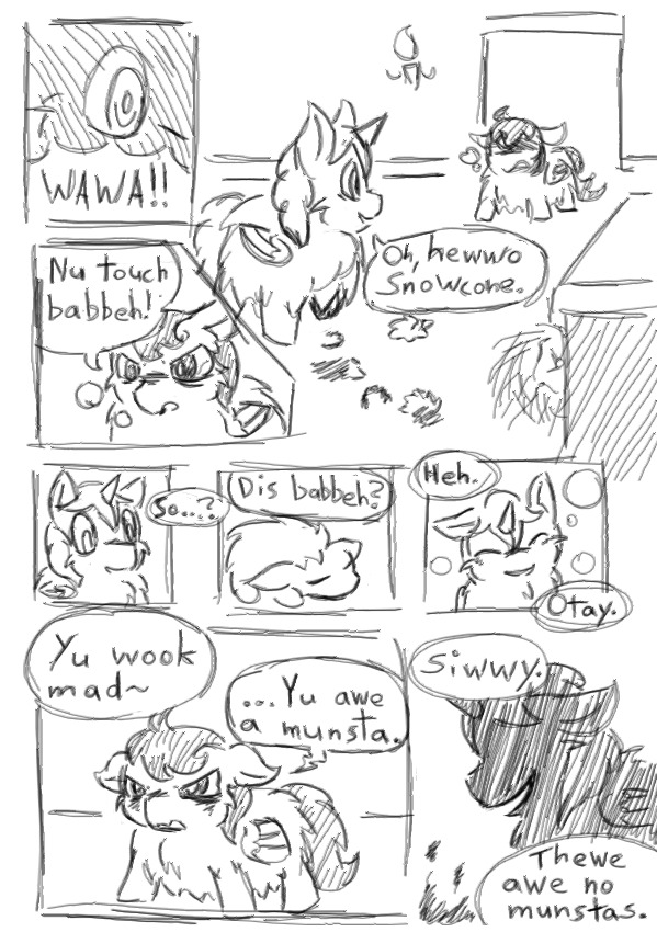 31305 - alicorn artist_squeakyfriend comic foals munsta practice safe snowcone test wawa you_suck_at_babysitting